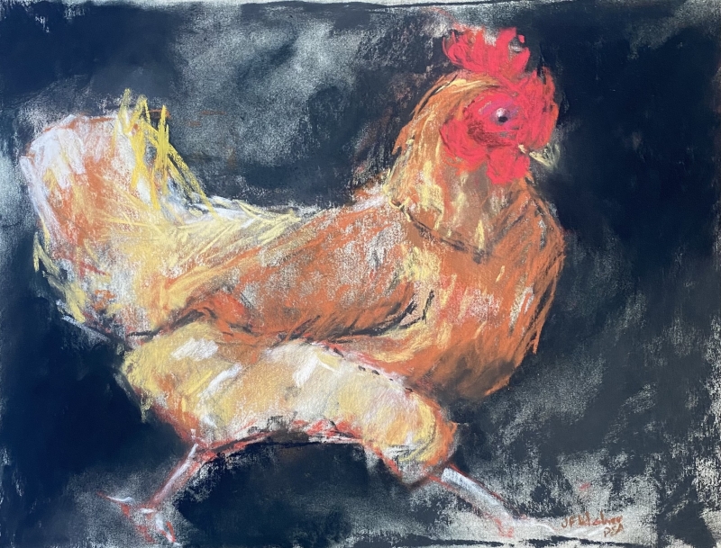 Chicken! by artist Julia Fletcher